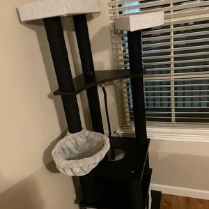 Beautiful modern wood cat tree